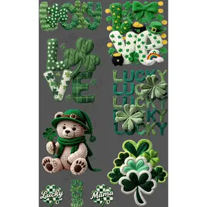 LUCKY LOVE (1) PREMADE GANGSHEET - 22X36 DTF TRANSFERS - DIRECT TO FILM