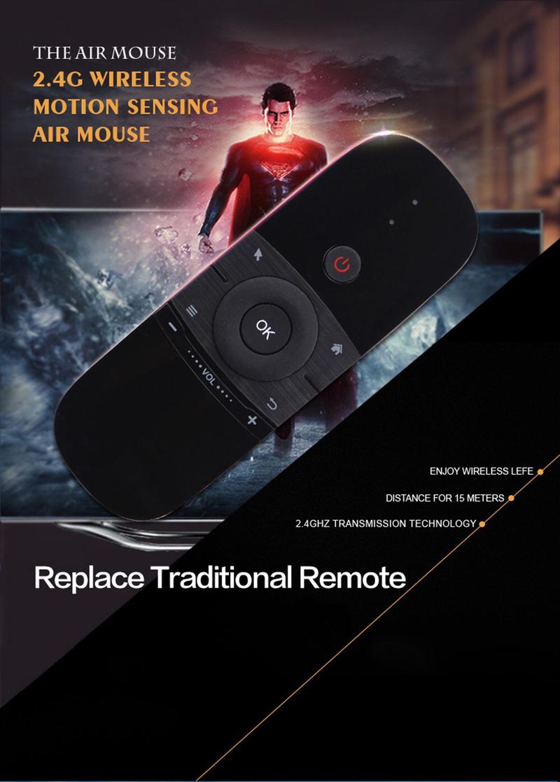 Air Mouse Romote Control with Keyboard，IR/RF TV Remote Control for ...