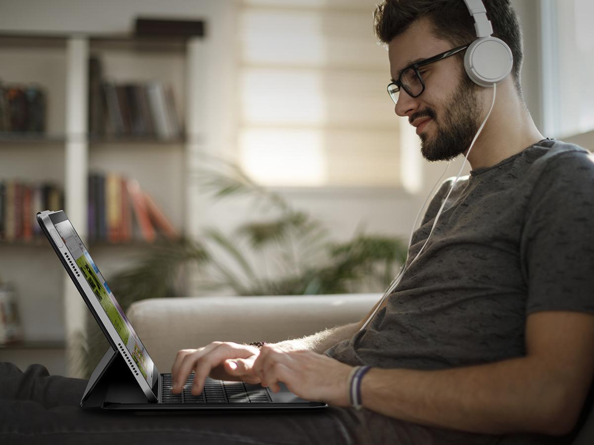 Dexnor Keyboard Case for iPad Air 11 inch (M3 2025/M2 2024) & iPad Pro 11 (4th/3rd/2nd/1st Gen) & iPad Air 5th/4th Gen Case with Keyboard Ultra-Thin Magnetic Detachable Trackpad Backlit