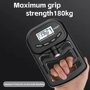 Sleek Adult Fidget Hand Grip Strengthener,  180kg Max Adjustable Resistance  Count Memory Silent Hand Exerciser for Anxiety, ADHD, & Focus in Office or WFH or Home Fitness & Rehabilitation Tool