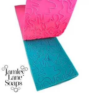 Kinetic Trace Soap Impression Mat | Abstract Modern Line Texture