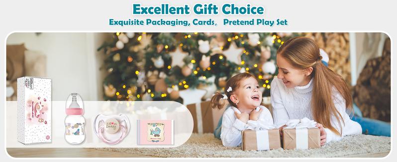 [WOOROY] Reborn Baby Doll - Excellent Gift for Birthday Christmas Gift and New Year, 18 In Lifelike Realistic Baby Doll Soft Vinyl Limbs & Head with a Soft Cloth Body Doll for Kids Age 3+