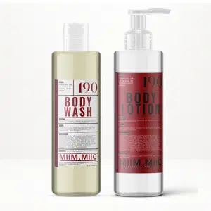 No 190 CHERRY DEEP WOOD Body Wash & Lotion Duo Set