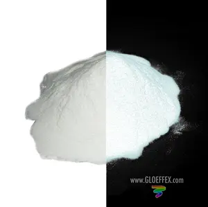 Phosphorescent Glow in the Dark Powder Pigment - White