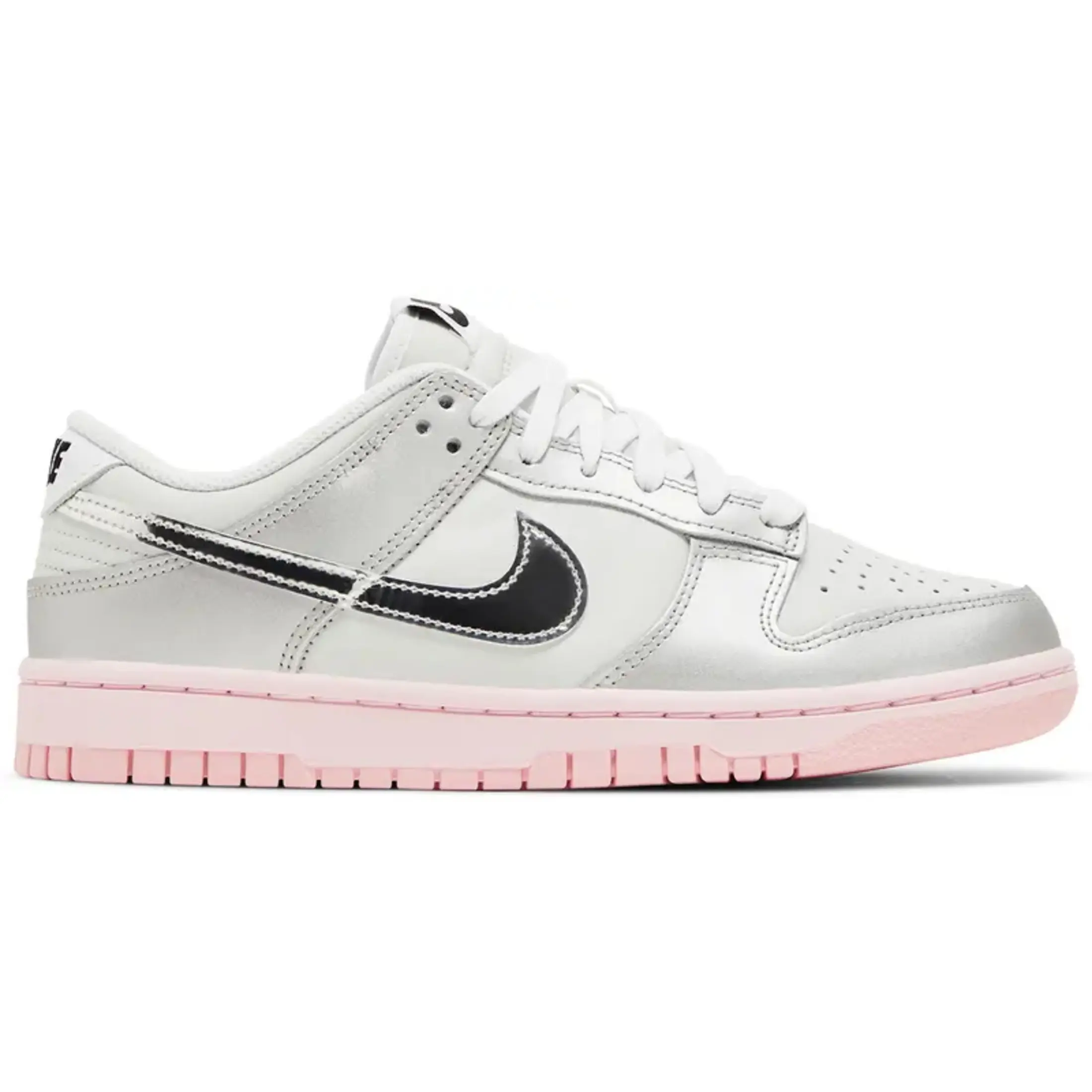 Nike Dunk Low LX Metallic Silver Pink Foam HM3698-006 Women's Fashion Shoes New