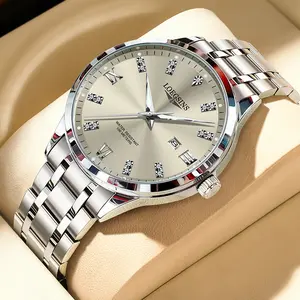 LOEGSINS Swiss-Certified Top 10 Men’s Automatic Mechanical Watch – Imported Movement Business Dress Watch (Great Gift Choice)