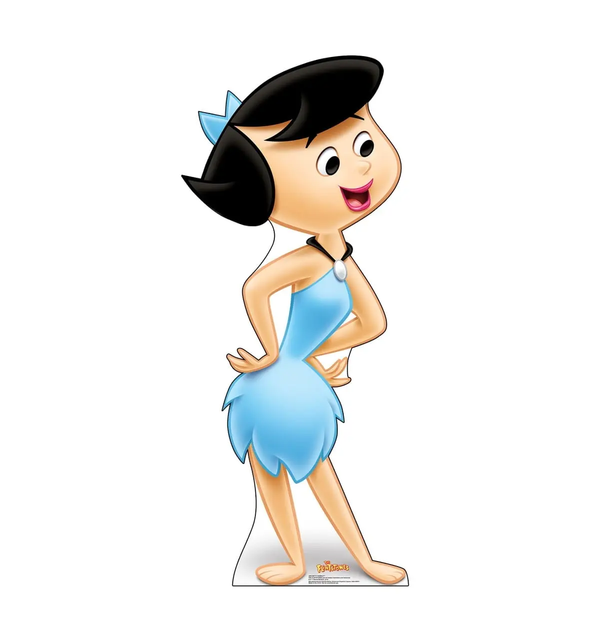 Advanced Graphics 2893 Betty Rubble Flintstones Stand-Up Cardboard Cutout with Easel Back - 60x25 in Home Decor, Retro Gifts Photo Prop, Party, Decorative