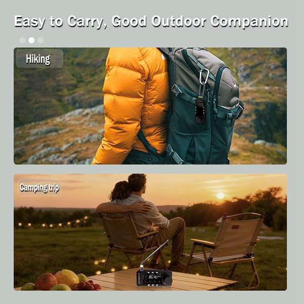 New Upgrade ABS V4 ATS Mini Si4732 All Band DSP Radio FM AM SSB LSB USB Receiver with Hi-Z Headphone Amplifier Circuit & 360-degree Rotation Antenna