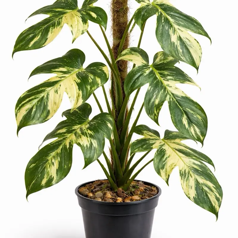 Philodendron Florida Beauty Variegated Tissue Culture | Rare Variegated Aroid TC Plantlet | Collector Plant
