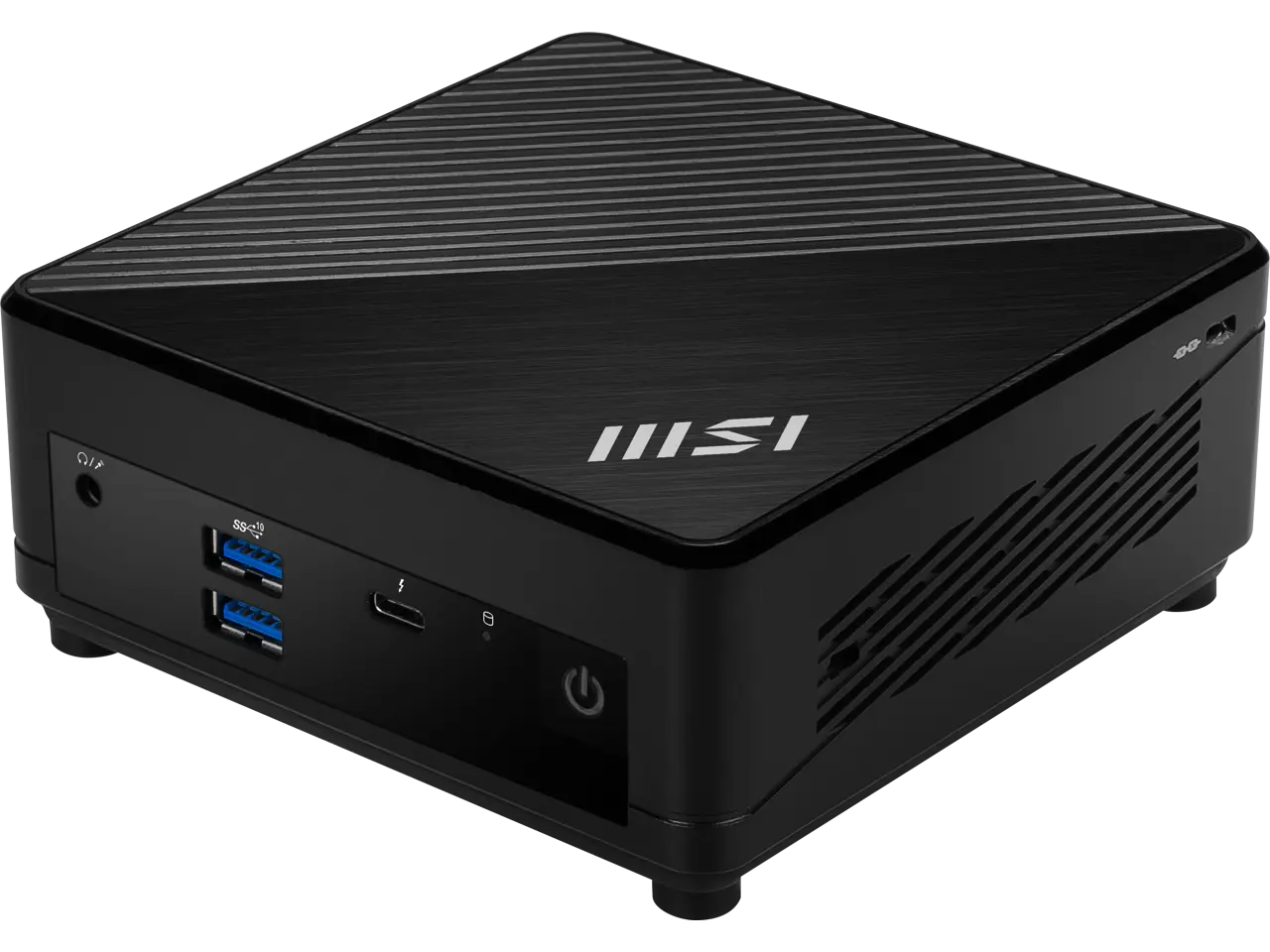 MSI Cubi 5 1MA-495BUS Black Mini Barebone with Intel Core 3 100U,support 2 SO DIMM DDR4 3200 Memory, Thunderbolt 4,Dual LAN,Triple Display support