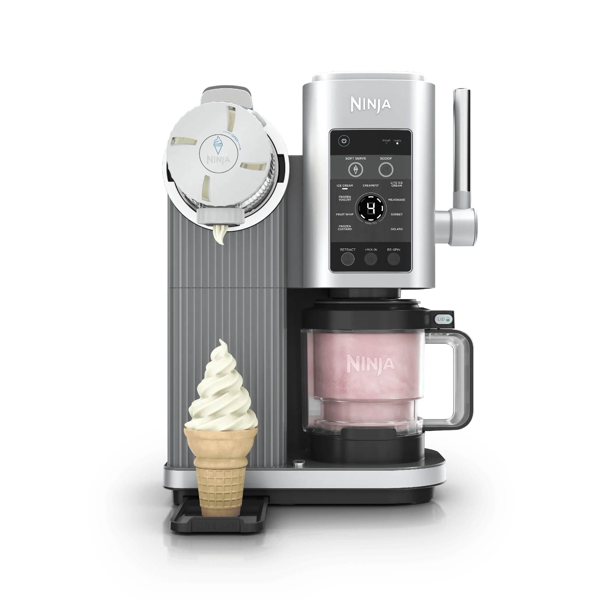 Ninja Creami Scoop & Swirl Soft Serve Ice Cream Machine - NC701