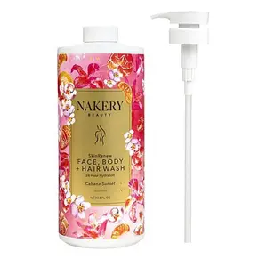 Nakery Beauty Cabana Sunset SkinRenew Body, Face, and Hair Wash