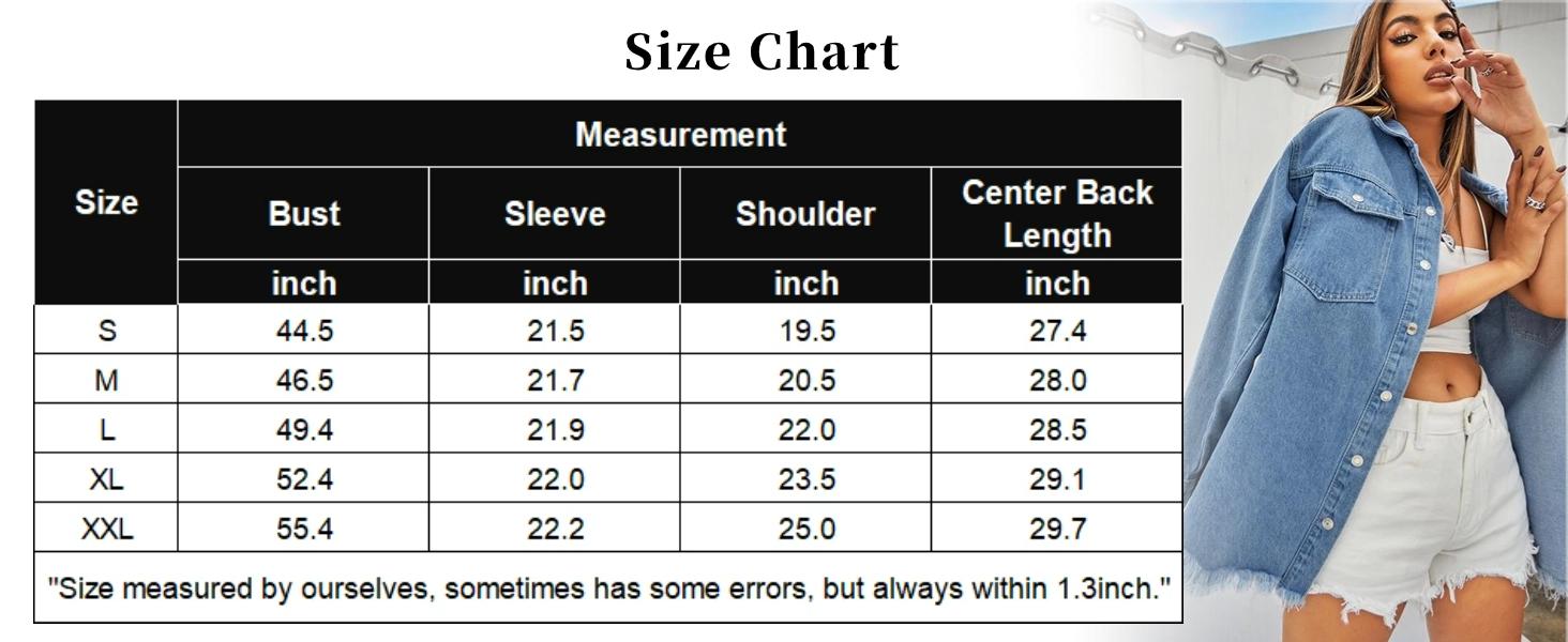 Jean Jackets for Women Ripped Fringe Denim Jean Jacket Casual Long Sleeve Pockets Jackets Coat Fabric Fashion Womenswear Soft  – Back to School Outfit Idea