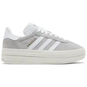 Adidas Originals Women's Grey Gazelle Bold Sneakers, HQ6893 (No Box)