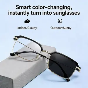 Frameless Optical Clarity Digital Eye Guard Blue Light Filter Silicone Intelligent Zoom Progressive Lenses Reading Glasses for Men & Women High-Definition Eye Protection Nose Pads Ergonomic Design