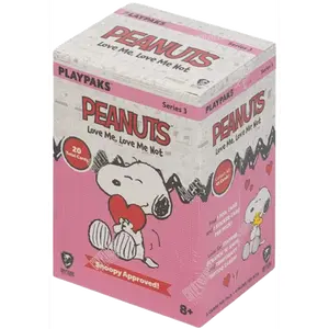 2025 Peanuts Playpaks Love Me, Love Me Not Blaster Box (4 Packs)