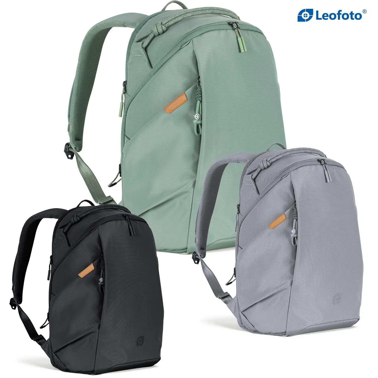 Leofoto Daily Lite Series Camera Backpack (Green / Gray / Midnight Blue) – 13L / 17L / 23L