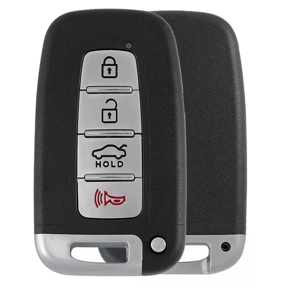 4 Buttons Smart Remote Key Fob Prox Replacement for Hyundai Equus, Azera, Sonata, Genesis, Tucson, 2009 - 2015 FCC ID: SY5HMFNA04 IC: 267AL-HMFNA04