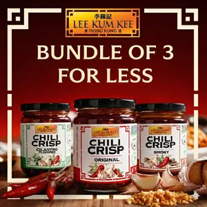 Lee Kum Kee Chili Crisp oil multi-flavor-Original & Cilantro & Smoky Flavor