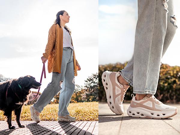 ALLSWIFIT [MovePropel] Women's Comfortable Walking Running Tennis Shoes MovePropel Athletic Gym Workout Jogging Fashion Sneakers