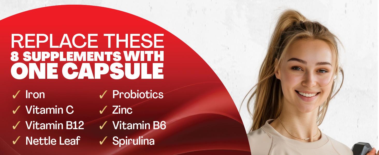 Smooth Cycle Set - Women's Hormonal Balance Supplement - Zoyava Iconic-Iron & Myo-Inositol Combo with Extra Strength Ingredients - Made in USA - (2 Months Supply)