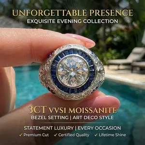 NEW 3 carat Moissanite Ring, made of S silver material, suitable for daily wear, Christmas gift, party, date, anniversary gift, and birthday gift, elegant sparkling jewelry suitable for both men and women