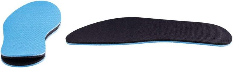 2 Pairs Breathable Insoles, Super-Soft, Sweat-Absorbent, Double-Colored and Double-Layered Shoe Inserts of Foam That Fit in Any Shoes (Blue/Black, 9.5-12 Women/8-9 Men)