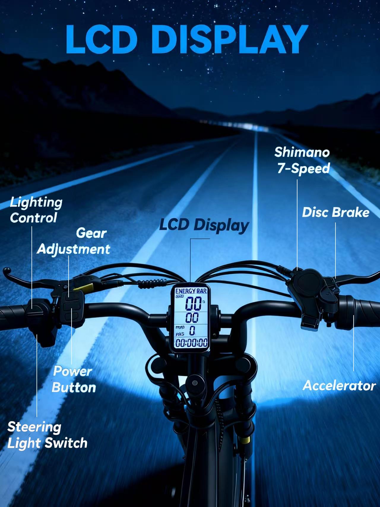 【HIEHA】1500W Electric Bike for Adults , |FullSuspension |Top Speed 37MPHRange 40-70 Miles | 48V 15AhRemovable Battery|LED Headlights  20-InchAll-Terrain Fat Tires lUL 2849Certified ebike