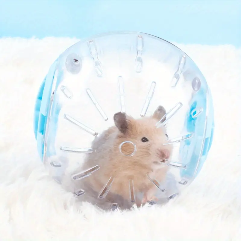 1pc Plastic Outdoor Sport Ball Color Cover Running Ball Small Pet Hamster Toys Pet Supplies Transparent Roller Fitness Crystal Sports Wheel Hamster Bubble Balls