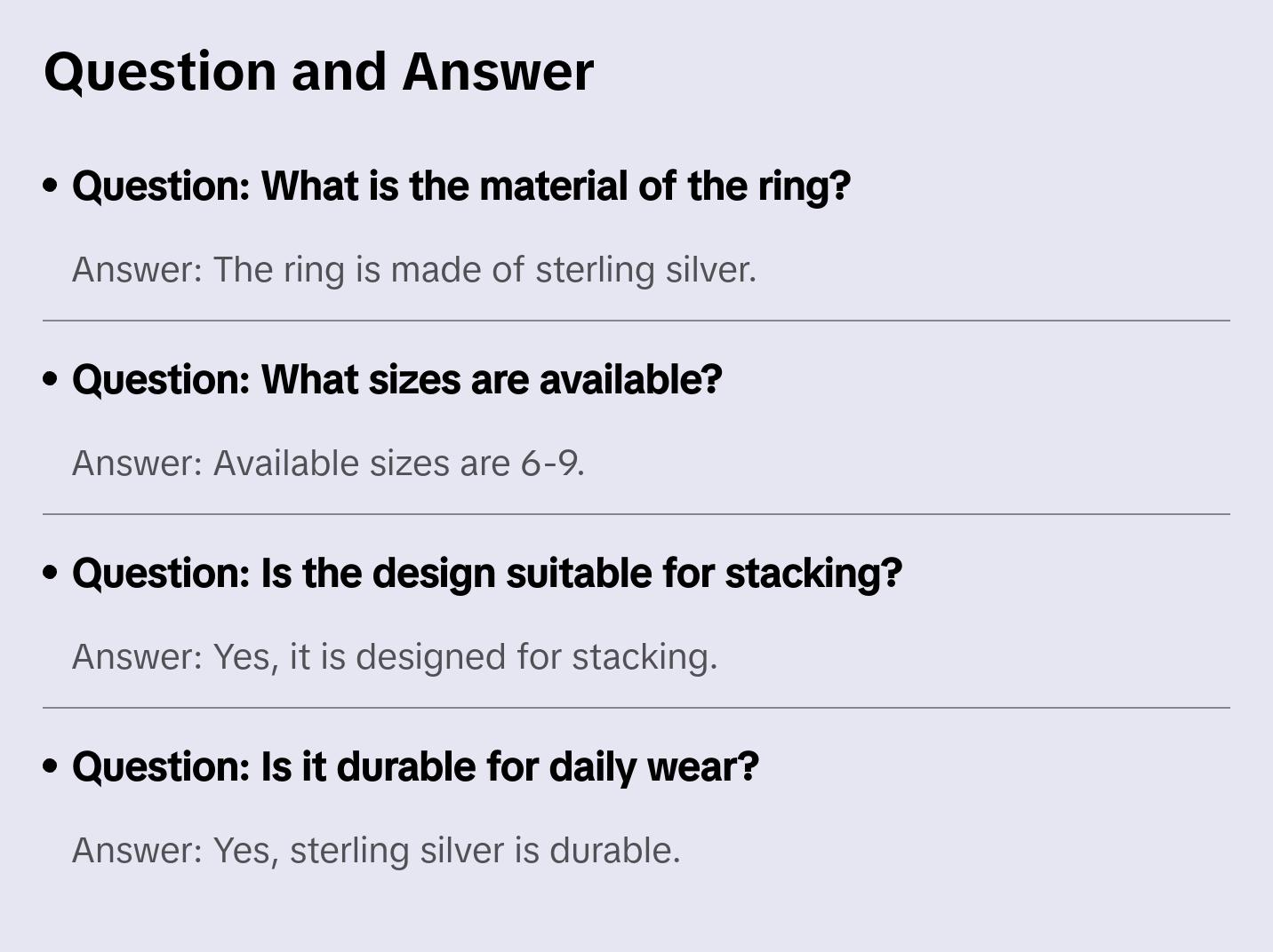 Intertwined Sterling Silver Stacking Ring