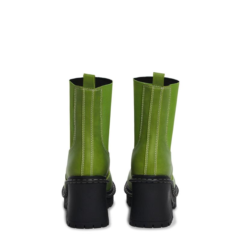 Off The Record Ankle Boots - Green