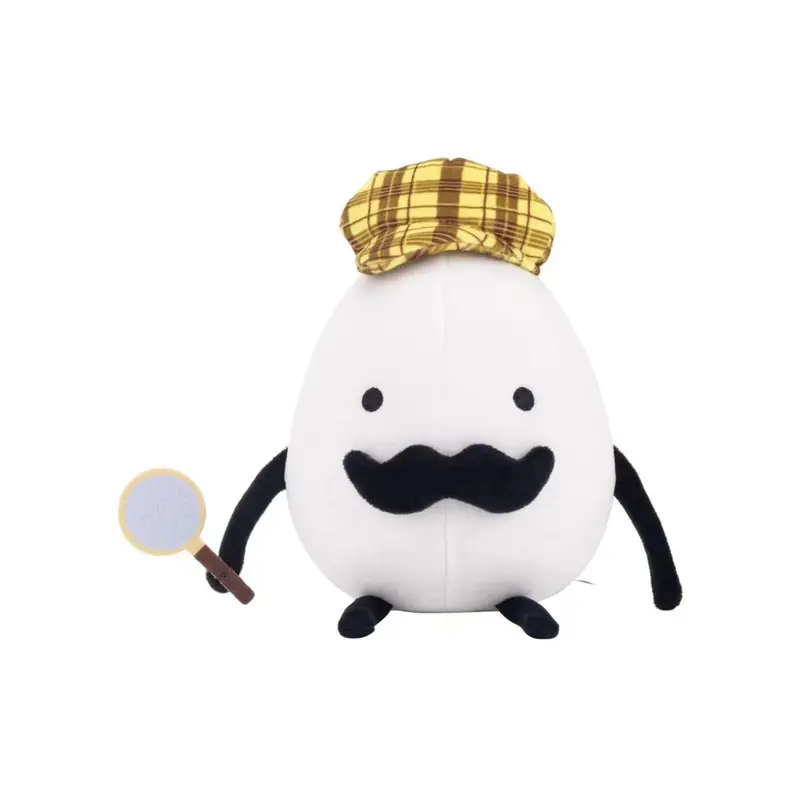 Secret Staycation Plush,Edamame and Egg Stuffed Pillow for Game Fans (Egg)