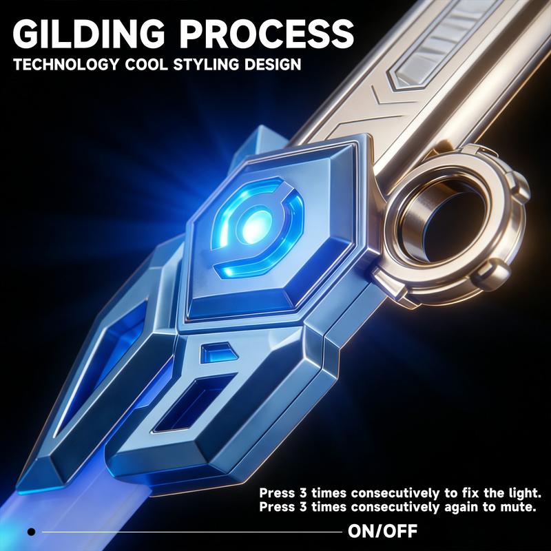 Retractable Light Up Sword With Sound Effects, Sci-fi Role Play Toy, Multiple Color Changing LED Lightsaber Swords, Extendable Spinning Light Saber, Props Weapon Perfect for Holiday and Birthday Gifts