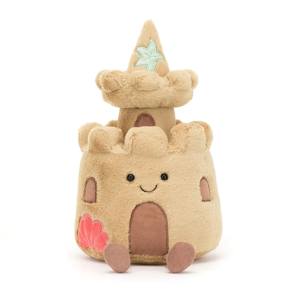 Jellycat Amuseables Castle Plush Stuffed Animal Soft Fairy Tale Toy