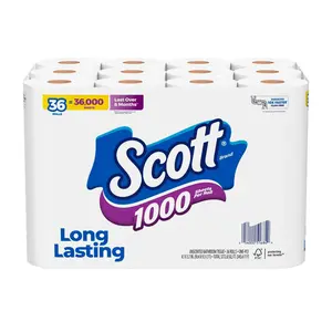 1000 Toilet Paper, 36 Rolls, 1,000 Sheets per Roll