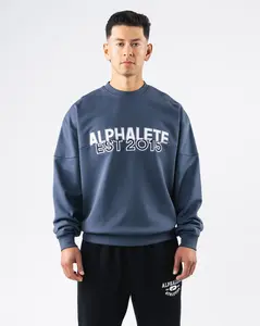 Establishment Split Crewneck - Marine