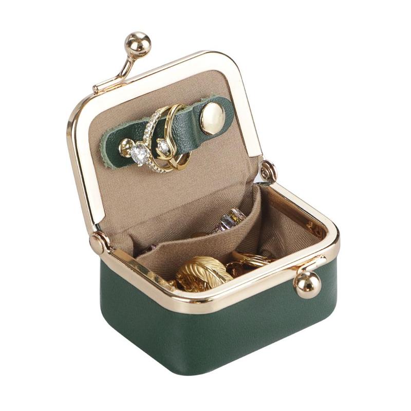 Big Size, Royal Bagger Genuine Leather Mini Jewelry Box, Ring & Necklace Storage, Retro Coin Purse with Kiss Lock for Women 4894 Big Size, Royal Bagger Genuine Leather Mini Jewelry Box, Ring & Necklace Storage, Retro Coin Purse with Kiss Lock for Women 4894