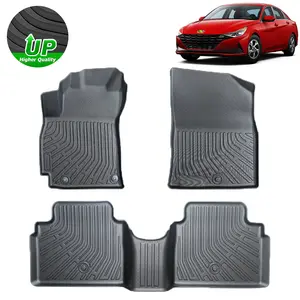 Floor Mats Fit for 2021-2025 2026 Hyundai Elantra & Elantra N (Not fit Hybrid) All Weather Floor Lines for Elantra Accessories Heavy Duty