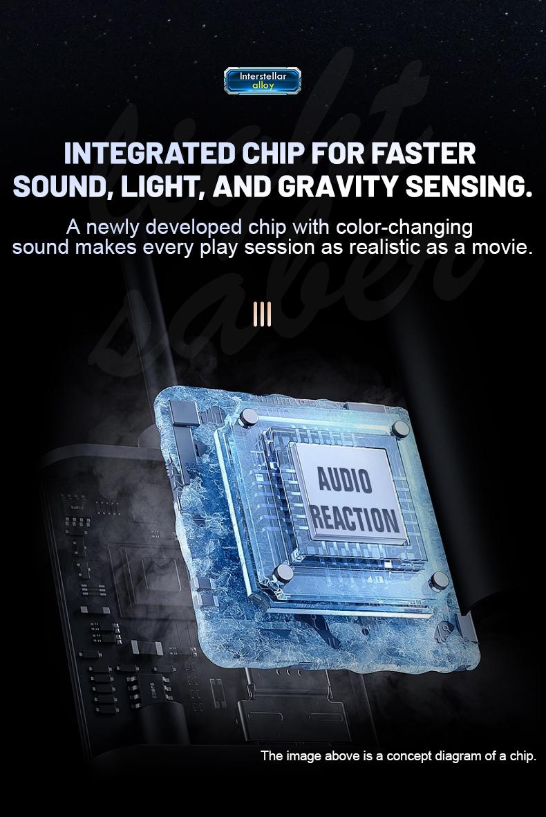 Smooth Swing Real Light Saber 16 Sound Fonts, Motion Control Light Sabers, Infinite Color Changing and 16 RGB Light Saber for Adults Support Heavy Dueling