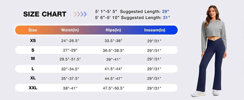 G Gradual Women's Fleece Lined Pants Water Resistant Winter Thermal Flare Stretchy High Waist Leggings Hiking Snow Pants for Women with 4 Pockets