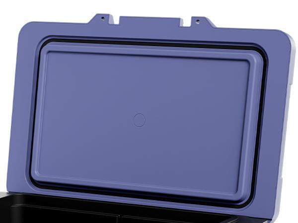 VEVOR 50QT Hard Cooler, Portable Outdoor Cooler & Cool Bag with Leak-Resistant Insulated Chest, 48-Hour Ice Retention, Heavy-Duty Handle, Ultra-Light for Camping, Concerts, Outdoor Trips#BackToSchool