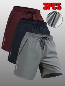 Men’s Lightweight Summer Running Shorts with Zippered Pockets