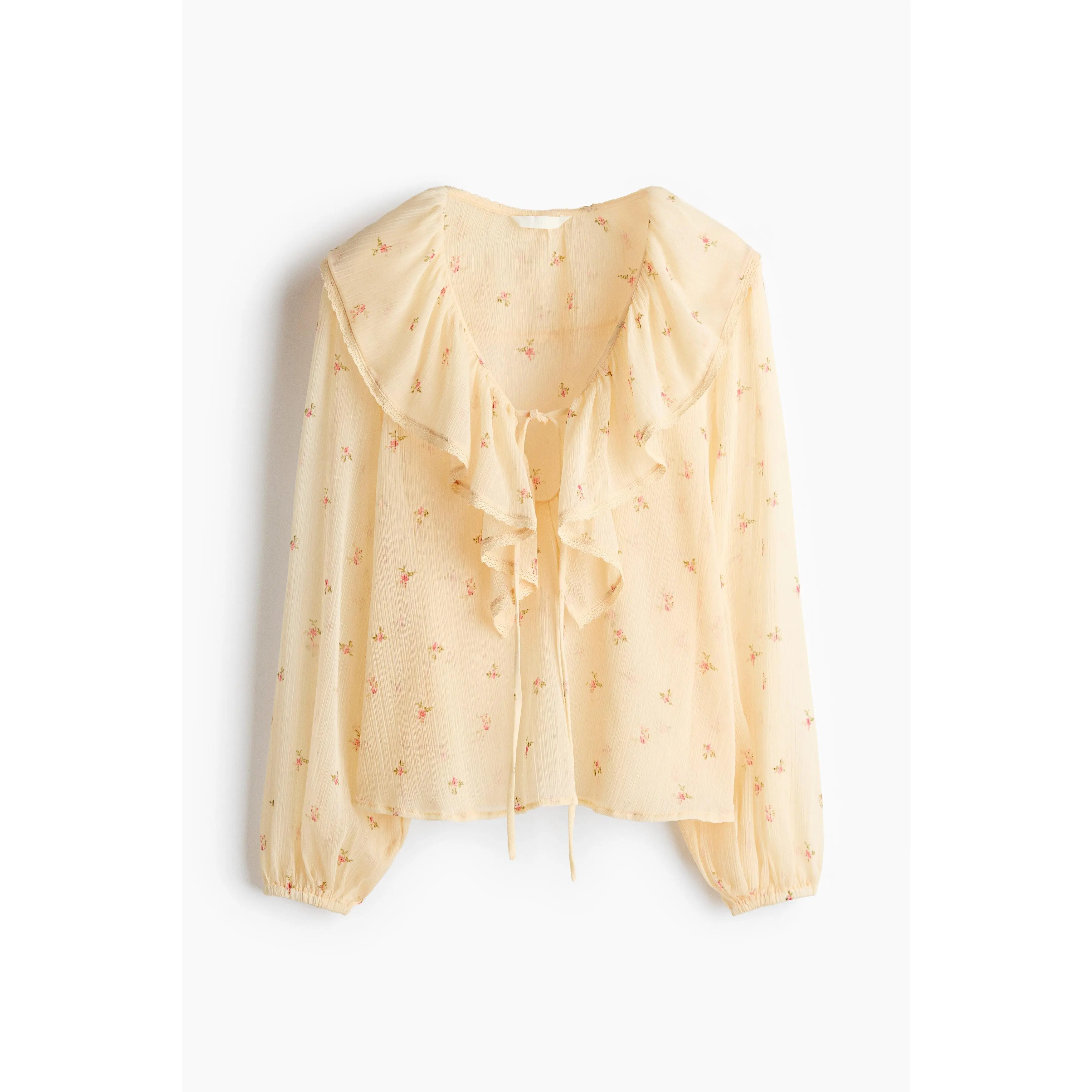 H&M Crinkled chiffon blouse H&M Crinkled chiffon blouse