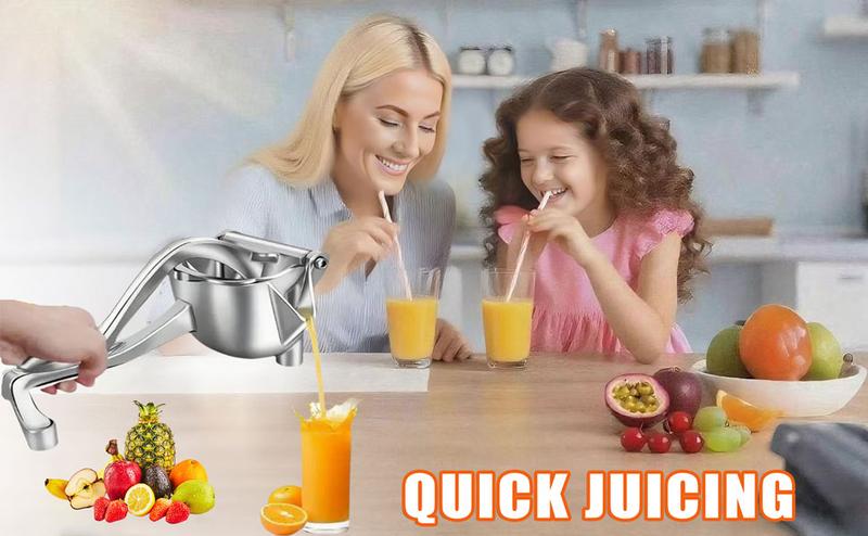 Aluminum manual press -Silent Hand juicer Effortless vegetable & Fruit Juice Extraction at Home!