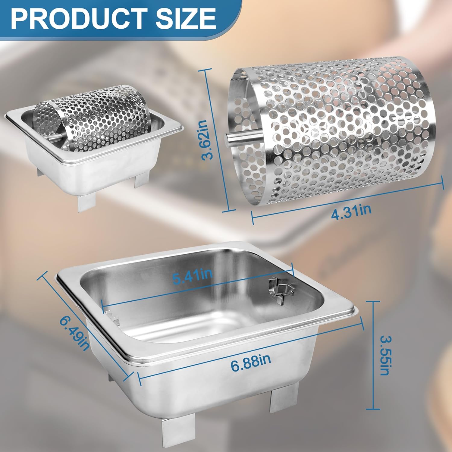 Stainless Steel Butter Wheel for Even Spreading - Ideal for Bread, Griddles, Picnics, and Camping - Sturdy Butter Roller Kitchen Utensils