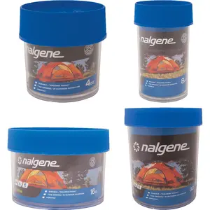Nalgene Wide Mouth Outdoor Storage Container - Clear/Blue