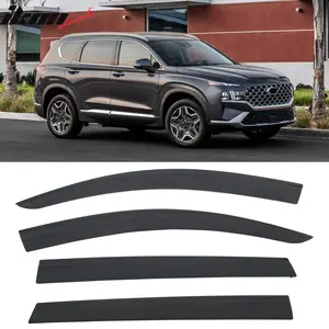Window Visors for Hyundai Santa Fe 2019-2023 Low Profile Style Tape-On