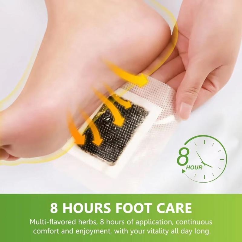 Foot Detox Patches for Stress Relief, Toxin Remova&Better Sleep Natural Deep Cleansing Pads Healthy Healthcare Solution Treatment