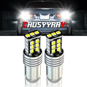 Bright White 1157 LED Daytime Running Light Bulbs For Hyundai Elantra 2019 2020