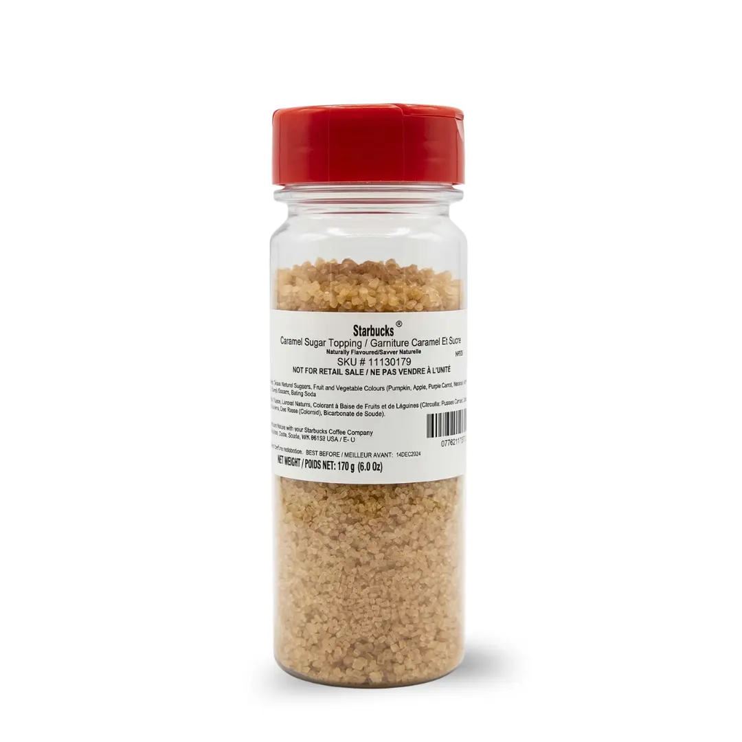 Starbucks Caramel Sugar Topping – 6 oz (170 g)